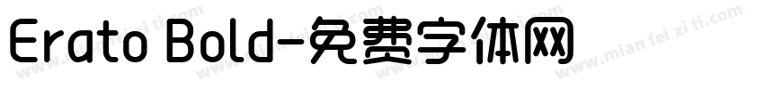 Erato Bold字体转换